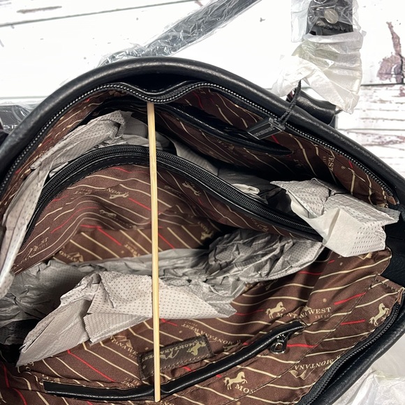 Montana West Cut-Out Collection Concealed Carry Tote + Wallet - Picture 5 of 9